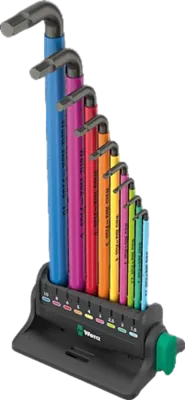 Набор шестигранных ключей Wera 950/9 Hex-Plus Multicolour 3
