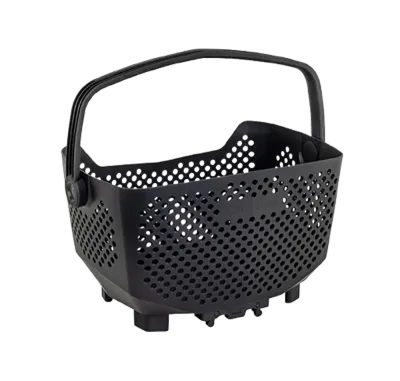 Велосипедная корзина на багажник Racktime Baskit Edge, Объём 20 л, цвет чёрный, вес 1,05 кг