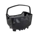 Велосипедная корзина на багажник Racktime Baskit Edge, Объём 20 л, цвет чёрный, вес 1,05 кг / Объём 20 л, цвет чёрный — фото 1