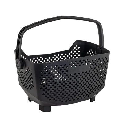 Велосипедная корзина на багажник Racktime Baskit Edge, Объём 20 л, цвет чёрный