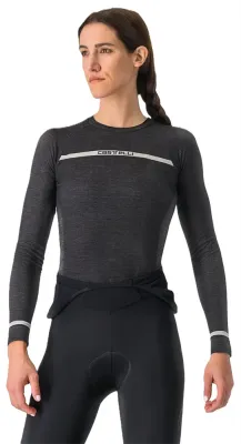 Термофутболка женская с длинным рукавом Castelli Merino Seamless W