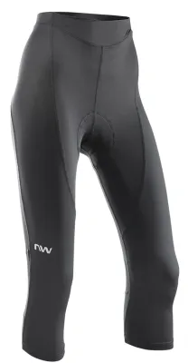 Велобрюки 3/4 женские с памперсом Northwave Active Wmn