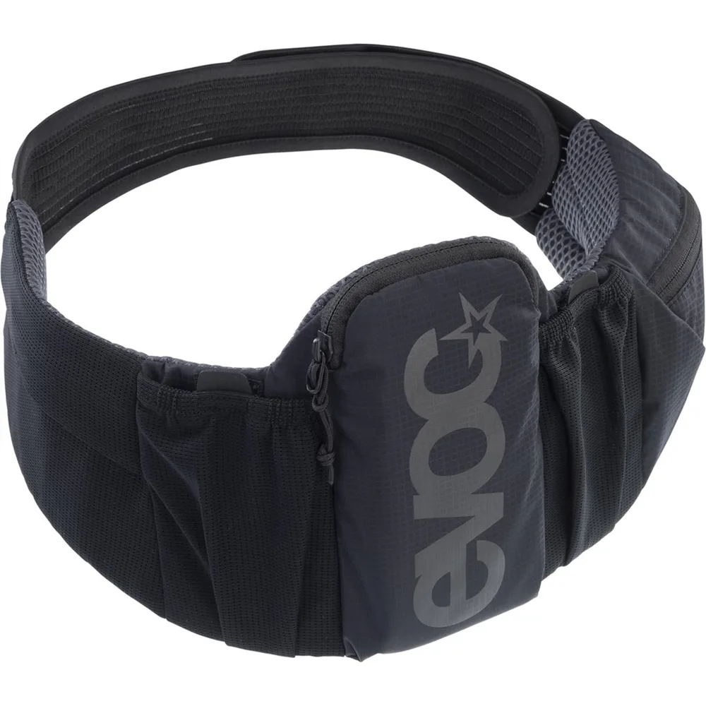 Поясная сумка Evoc Trail Belt, Объём 0,8 л, цвет чёрный / Объём 0,8 л, цвет серый