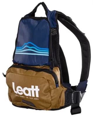 Рюкзак велосипедный с питьевой системой Leatt Hydration MTB Enduro Race 1.5, Объём 2 л, цвет коричнево-тёмно-синий