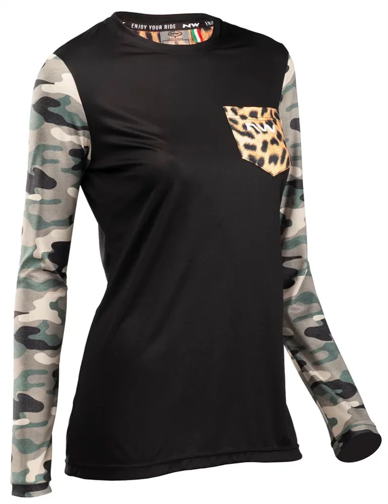 Женское велоджерси с длинным рукавом Northwave Wild Wmn