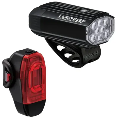Комплект велосипедных фонарей Lezyne Micro Drive 800+ / KTV Drive+