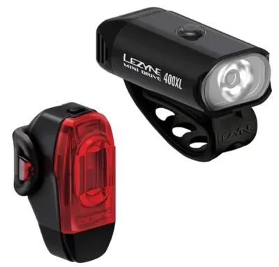 Комплект велосипедных фонарей Lezyne Mini Drive 400XL / KTV Drive+