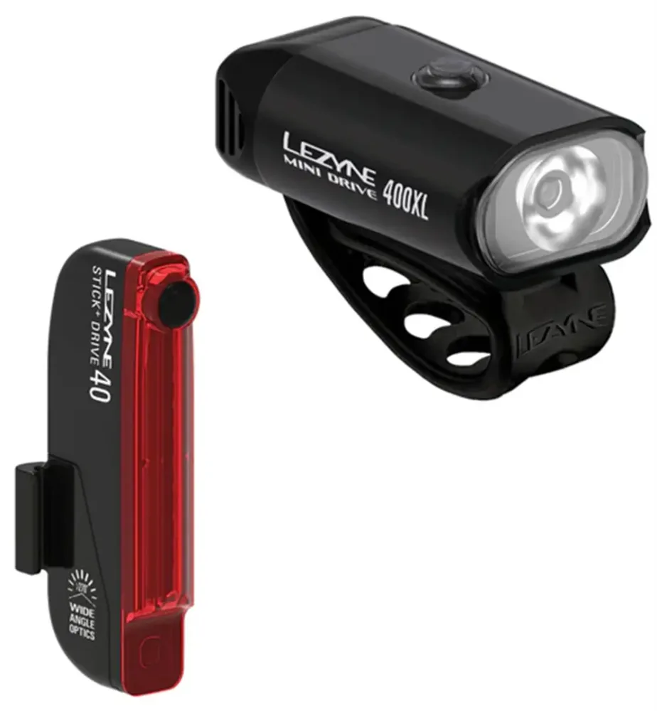 Комплект велосипедных фонарей Lezyne Mini Drive 400XL / Stick+