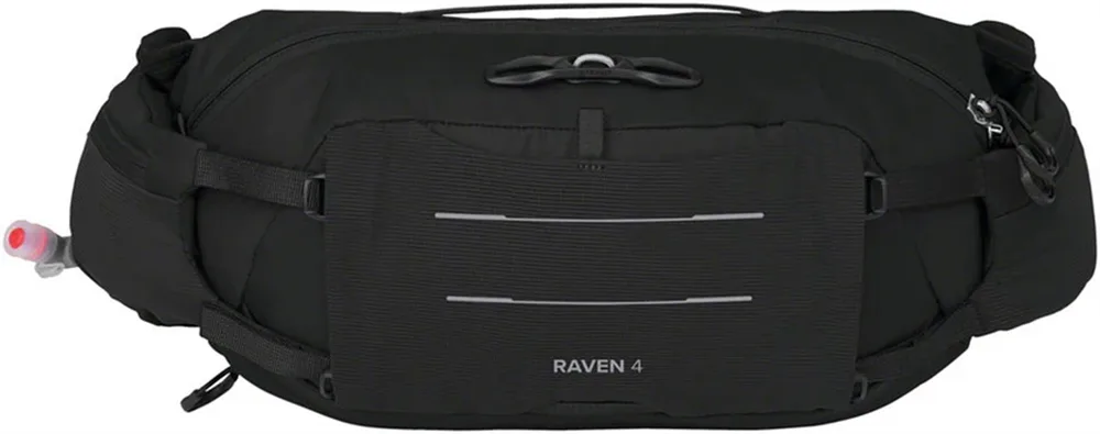 Поясная сумка с питьевой системой Osprey Raven 4, Объём 4 л, цвет чёрный / Объём 4 л, цвет тёмно-синий