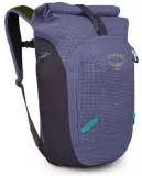 Рюкзак велосипедный Osprey Transporter Roll Top, Объём 30 л, цвет фиолетовый / Объём 30 л, цвет зелёный — фото 1