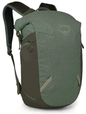 Рюкзак велосипедный Osprey Transporter Zinch, Объём 22 л, цвет зелёно-оливковый