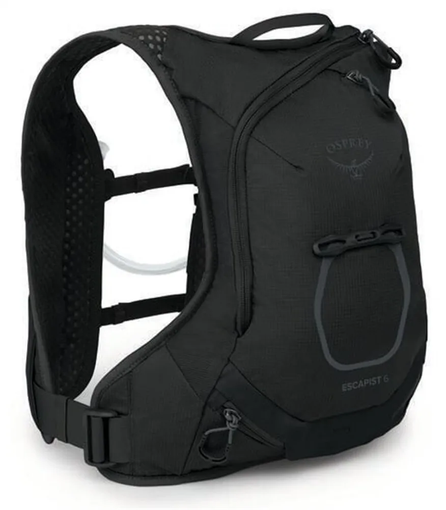 Рюкзак велосипедный с питьевой системой Osprey Escapist Velocity 6, Размер S/M, объём 6 л, цвет чёрный / Размер S/M, объём 6 л, цвет зелёный