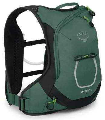 Рюкзак велосипедный с питьевой системой Osprey Escapist Velocity 6, Размер S/M, объём 6 л, цвет зелёный