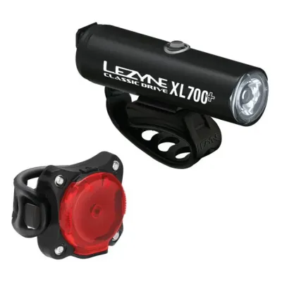 Комплект велосипедных фонарей Lezyne Classic Drive XL 700+ / Zecto Drive 200+