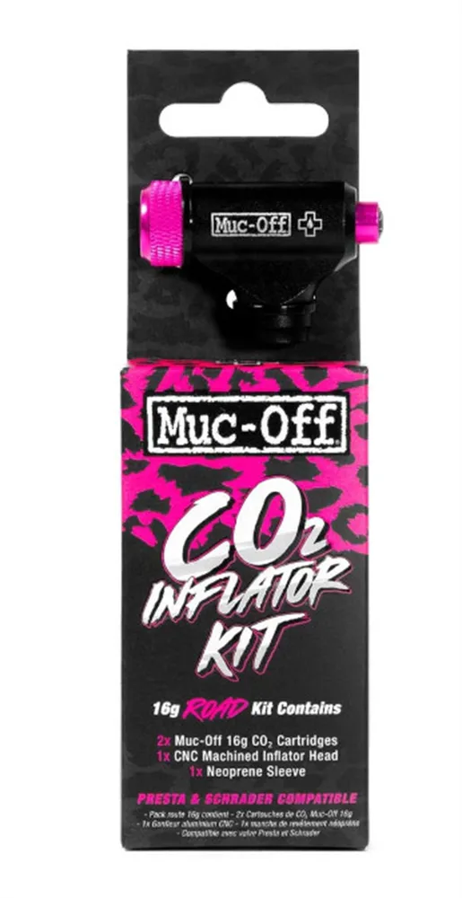 Насос велосипедный под баллончики CO2 Muc-Off Road Inflator Kit