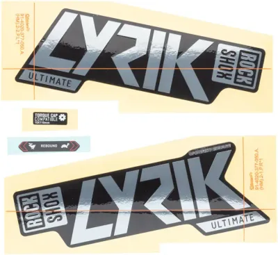 Наклейки на амортизатор Rock Shox Lyrik Ultimate 27/29