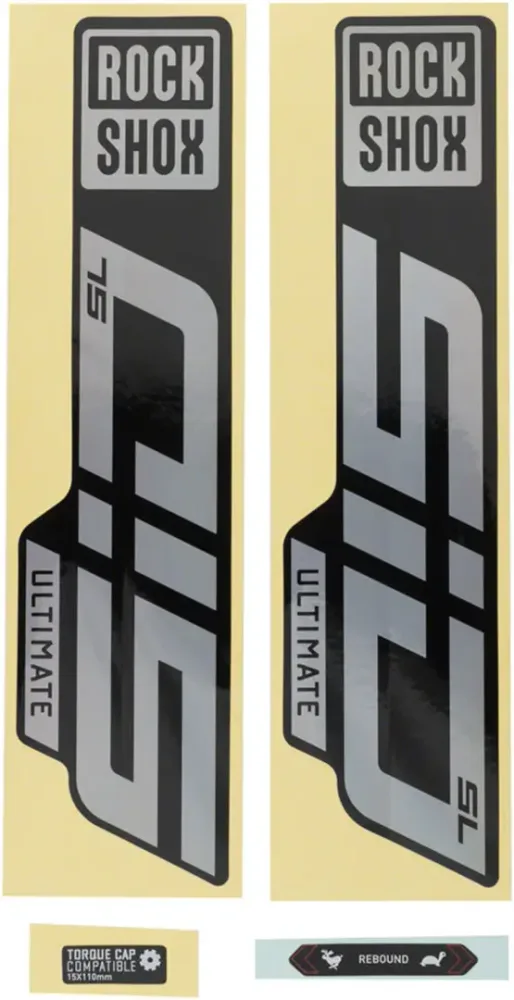Наклейки на амортизатор Rock Shox SID SL/Ultimate 27/29