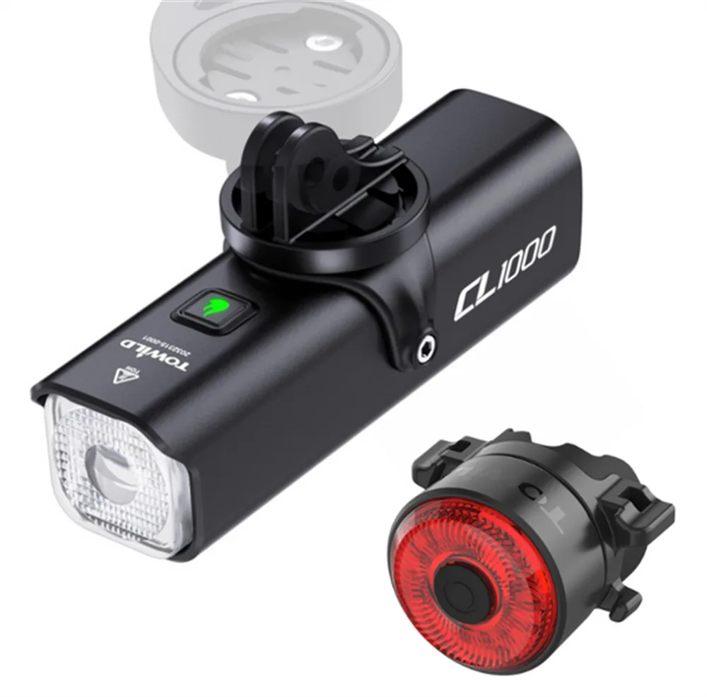 Комплект велосипедных фонарей TOWILD CL1000+TL03