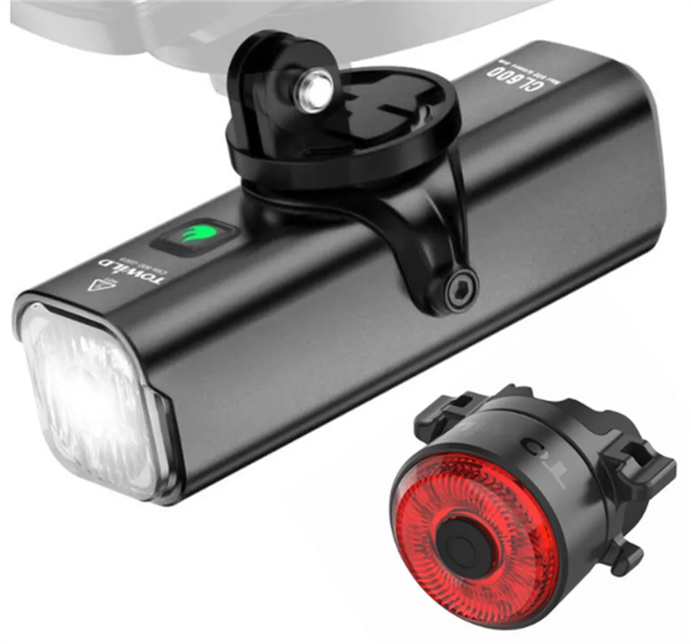 Комплект велосипедных фонарей TOWILD CL600+TL03