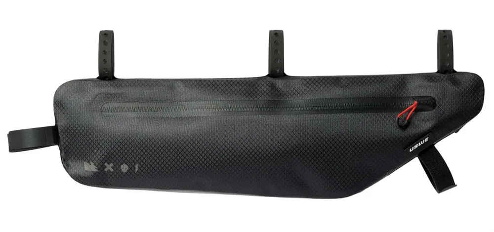 Сумка под раму USWE Frame Bag, Размер маленький, объём 2,6 л, цвет чёрный / Размер large, объём 3,4 л, цвет чёрный