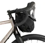 Сумка велосипедная на руль Restrap Bar Bag S, Объём 14 л, цвет чёрный / Объём 14 л, цвет чёрно-оранжевый — фото 4