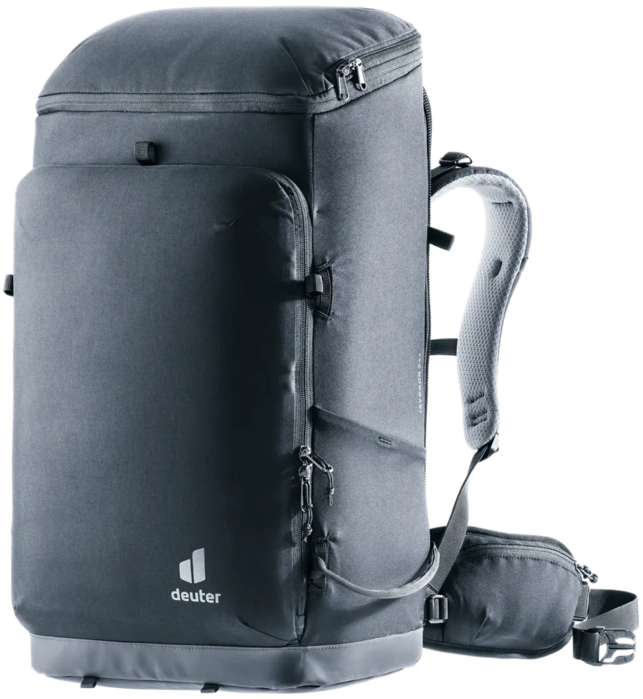 Рюкзак велосипедный Deuter Jaypack 34+, Объём 34 л, цвет чёрный / Объём 34 л, цвет графитовый