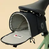 Сумка велосипедная подседельная Fjallraven Hoja Seatbag, Объём 2 л, цвет чёрный / Объём 2 л, цвет коричневый — фото 5