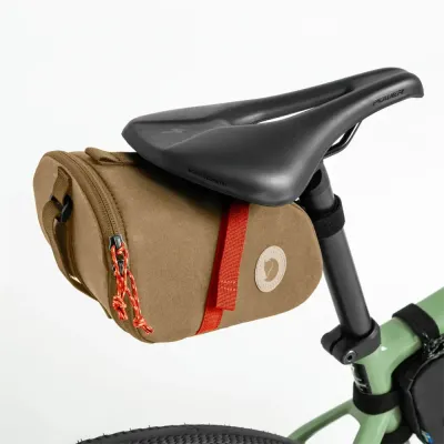 Сумка велосипедная подседельная Fjallraven Hoja Seatbag, Объём 2 л, цвет коричневый