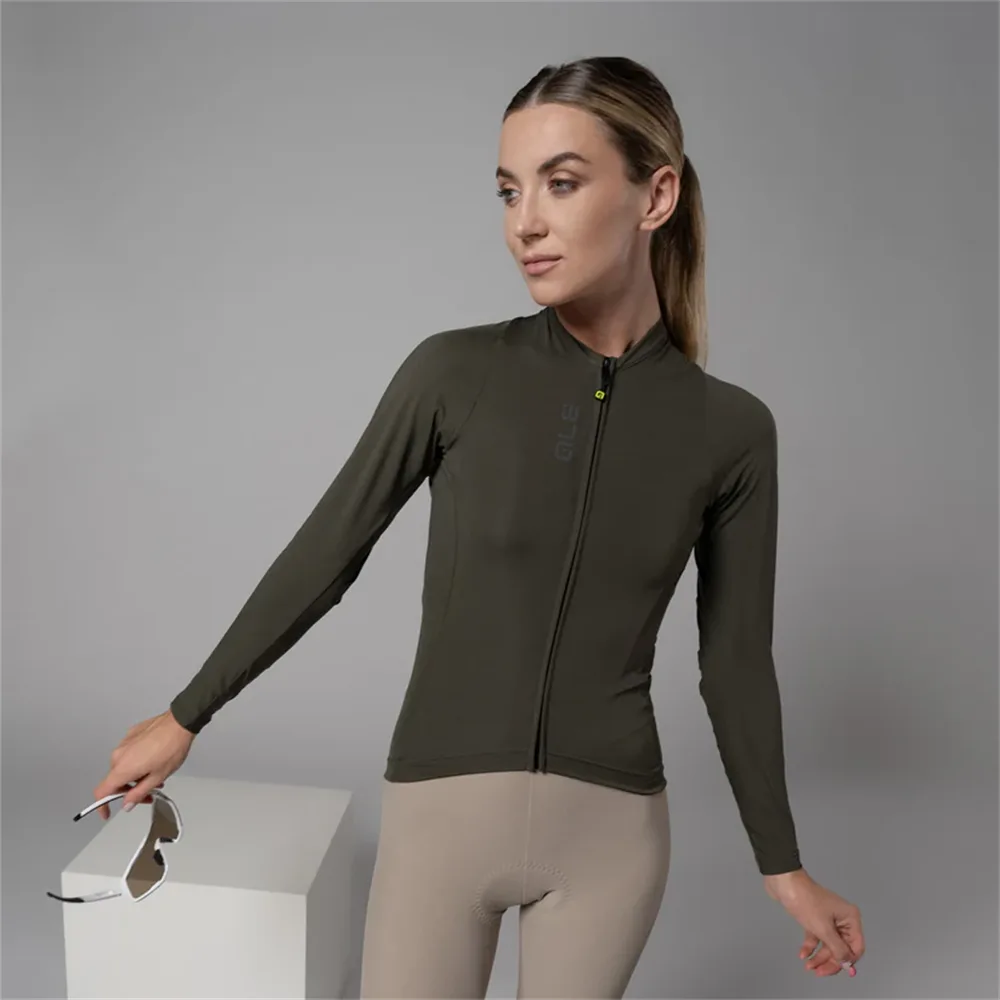 Велоджерси женское с длинным рукавом Ale Cycling Color Block
