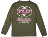 Велоджерси детское Troy Lee Designs Skyline Ride Worldwide LS — фото 2
