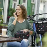 Сумка велосипедная на руль Klickfix FunBag, Объём 4 л, цвет чёрно-разноцветный / Объём 4 л, цвет чёрный / Объём 4 л, цвет бело-чёрно-жёлтый / Объём 4 л, цвет бело-чёрный / Объём 4 л, цвет тёмно-синий / Объём 4 л, цвет серый — фото 3
