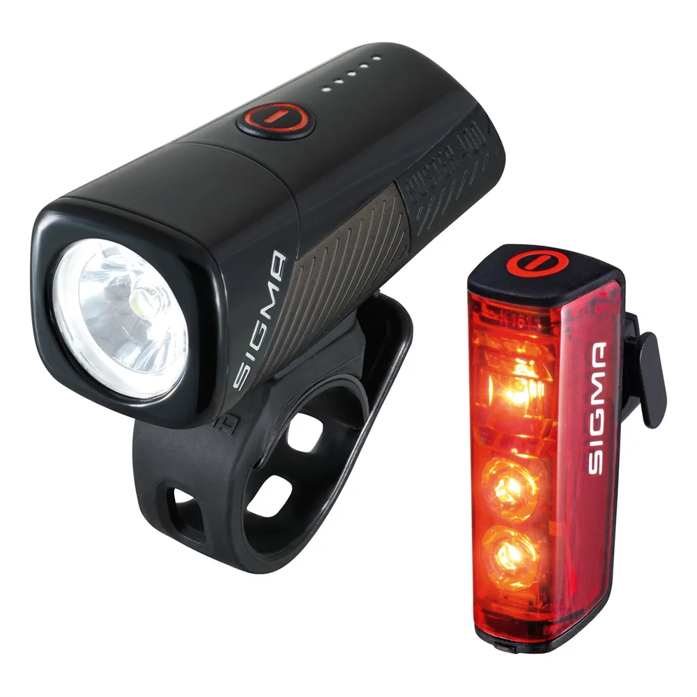 Комплект велосипедных фонарей Sigma Buster 400 + Blaze RL