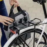Велосумка Klickfix Reisenthel Roomy GT, Объём 12 л, цвет чёрный / Объём 12 л, цвет чёрно-разноцветный — фото 3