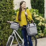 Велосумка Klickfix Reisenthel Roomy GT, Объём 12 л, цвет чёрный / Объём 12 л, цвет чёрно-разноцветный — фото 5