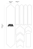 Защитные наклейки на раму Allmountainstyle Red Bull Hardline — фото 6
