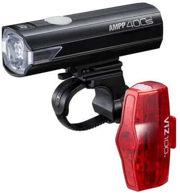 Комплект велосипедных фонарей CatEye AMPP 400S HL-EL084SRC / TL-LD800B VIZ100