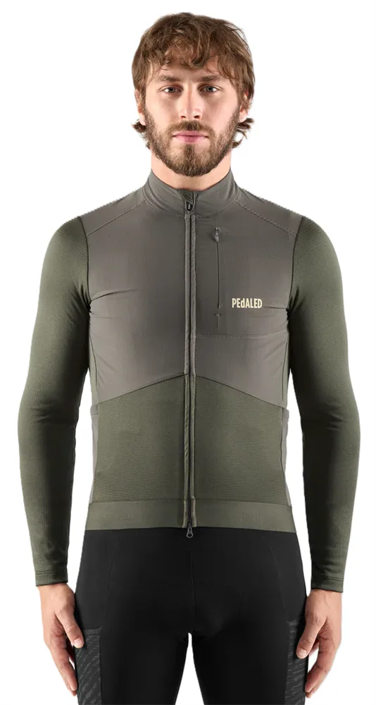 Велоджерси с длинным рукавом PEDALED Odyssey Merino Windblock