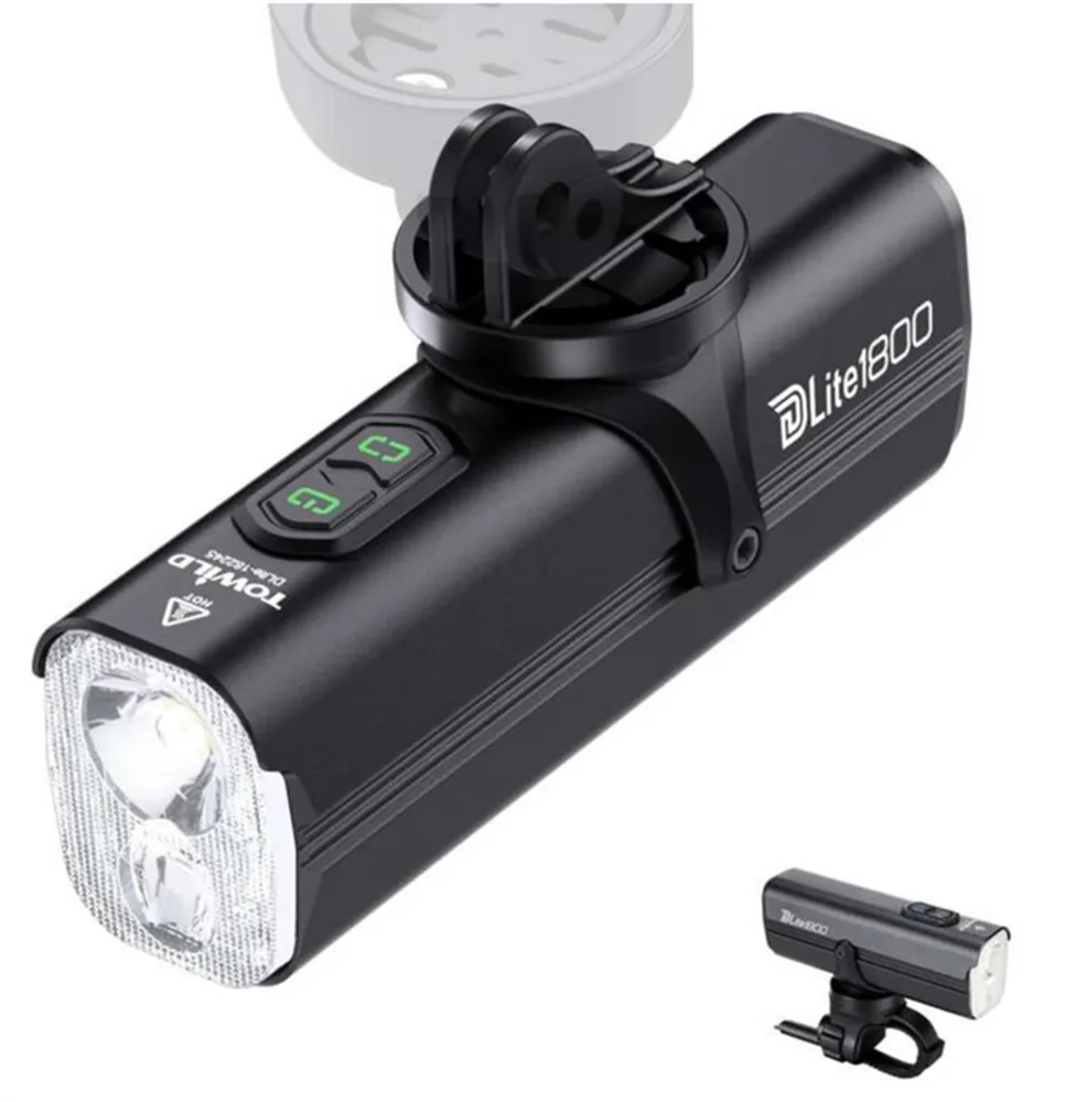 Комплект велосипедных фонарей TOWILD DL1800 + TL03