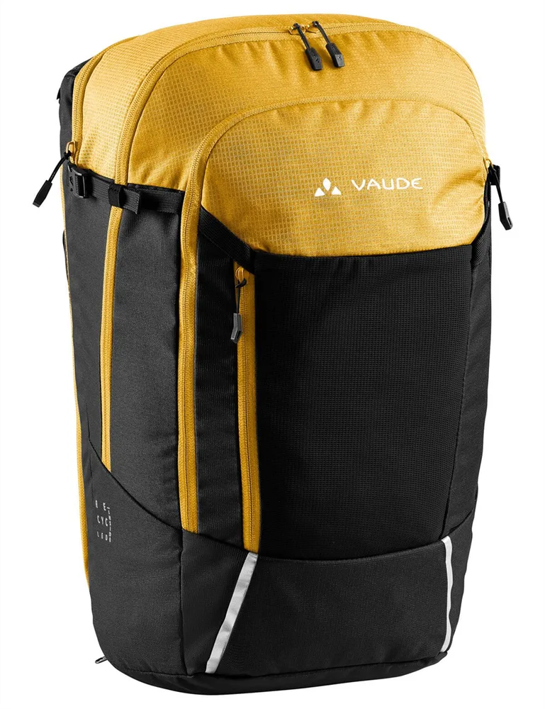 Велосумка VAUDE Cycle 28 II, Объём 28 л, цвет чёрно-жёлтый / Объём 28 л, цвет сине-тёмно-синий