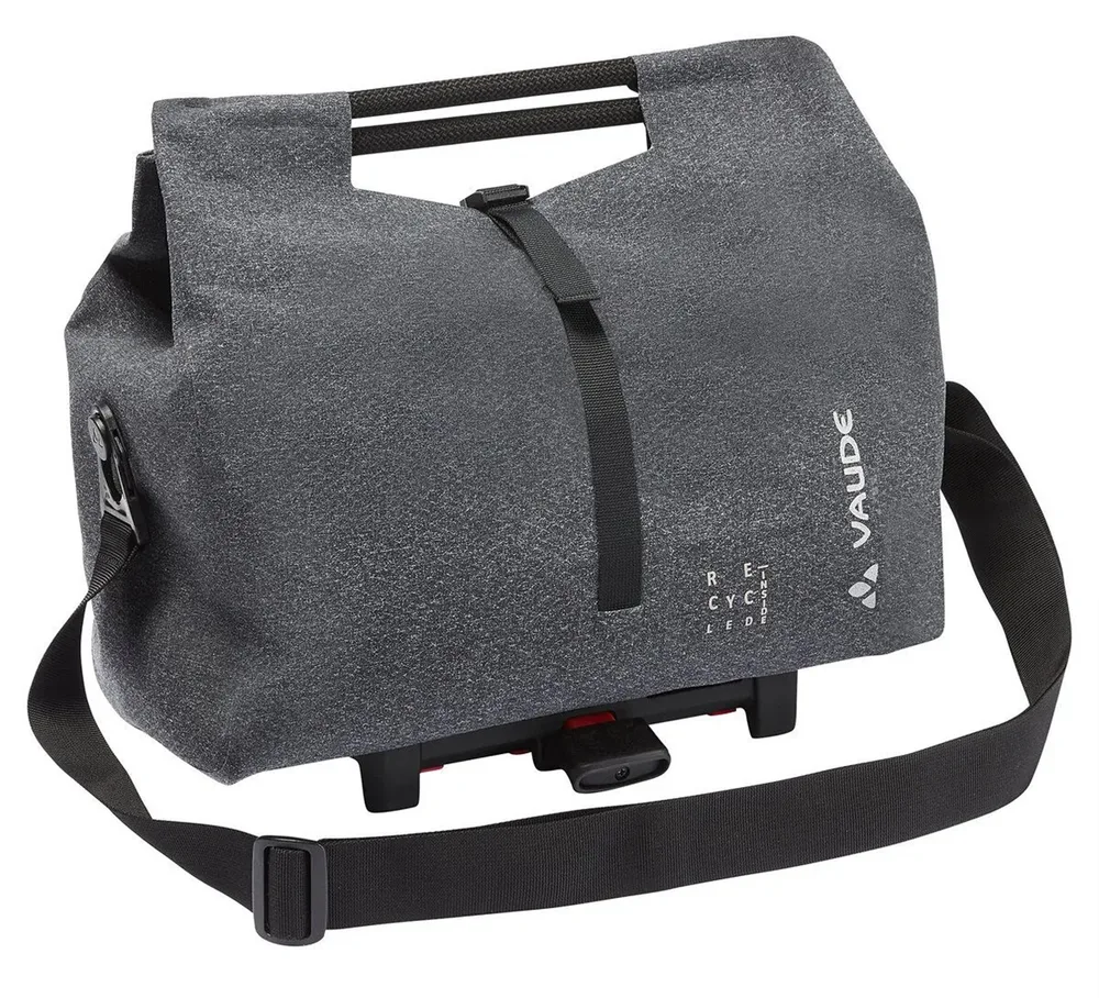 Сумка велосипедная на багажник VAUDE ReCycle Shopper, Объём 10 л, цвет чёрный / Объём 10 л, цвет синий