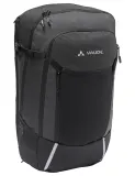 Велосумка VAUDE Cycle 28 II Luminum, Объём 28 л, цвет чёрный / Объём 28 л, цвет чёрно-виноградный — фото 1