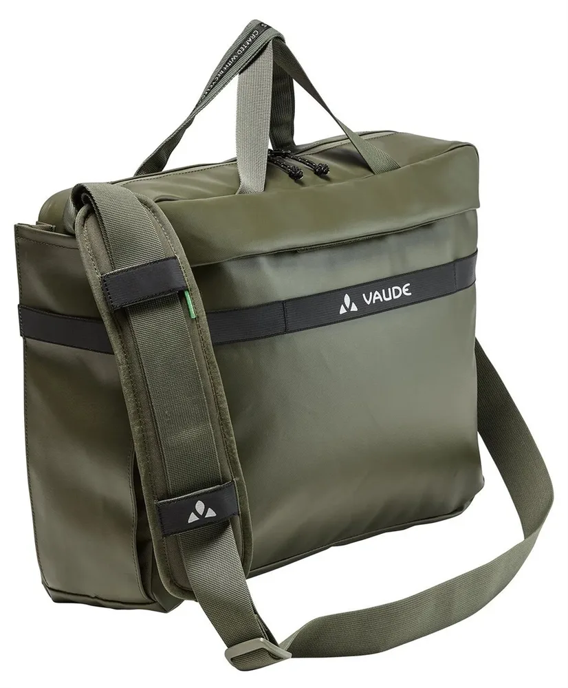 Сумка велосипедная на багажник VAUDE Mineo Commuter Briefcase, Объём 17 л, цвет зелёный / Объём 17 л, цвет жёлтый / Объём 17 л, цвет синий