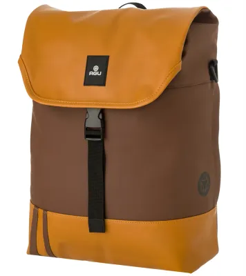 Сумка велосипедная на багажник AGU DWR Single Bike Bag Urban Click'nGo, Объём 17 л, цвет коричнево-оранжевый