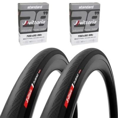 Комплект велосипедных покрышек Vittoria Twin Pack Rubino V G2.0 + камеры