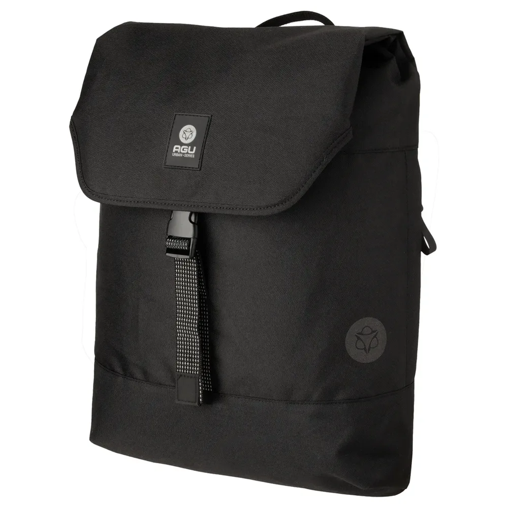 Сумка велосипедная на багажник AGU DWR Single Bike Bag Urban, Объём 17 л, цвет чёрный / Объём 17 л, цвет тёмно-синий