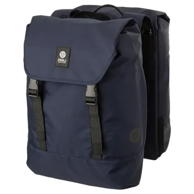 Велосумки AGU DWR Double Bike Bag Urban, Объём 34 л, цвет тёмно-синий