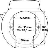 Блокиратор заднего колеса AXA Atlas Retractable — фото 3