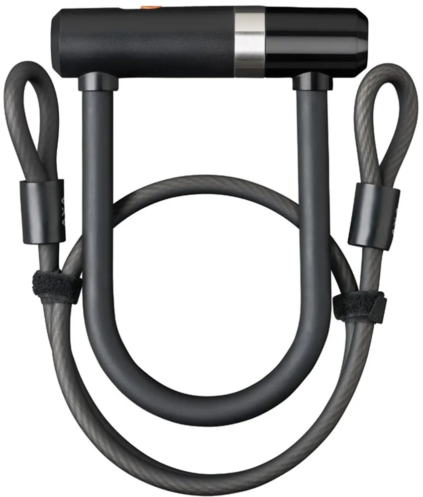 Замок велосипедный U-lock с тросом AXA Newton Mini Pro