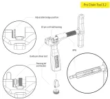 Выжимка цепи Pedro's Pro Tool 3.2 — фото 6