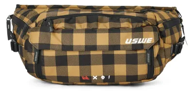 Поясная сумка USWE Waist 6, Объём 6 л, цвет коричнево-чёрный